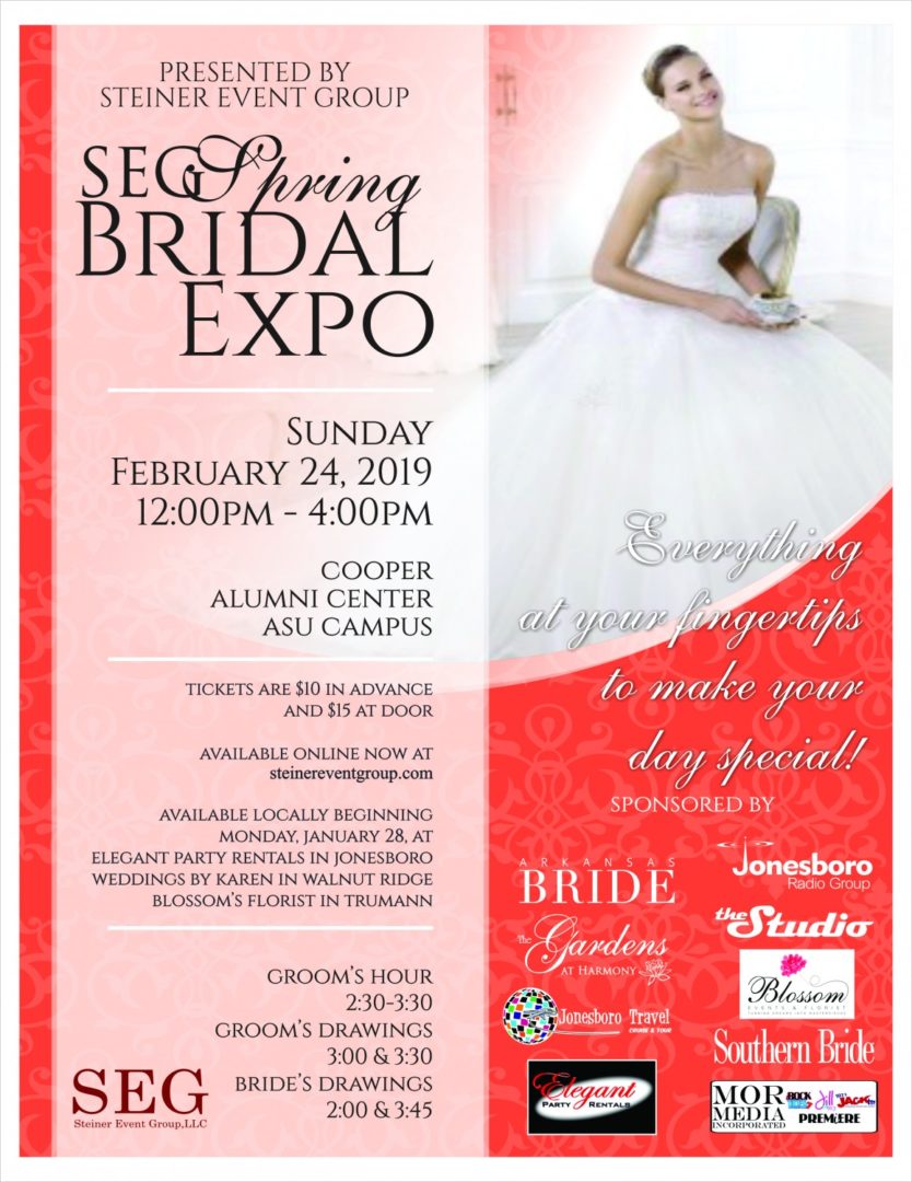 SEG Spring Bridal Expo, Jonesboro, AR Southern Bride