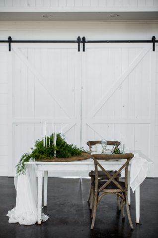 Textures In White Table