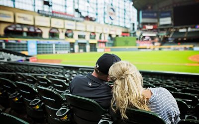 A Baseball Themed Engagement