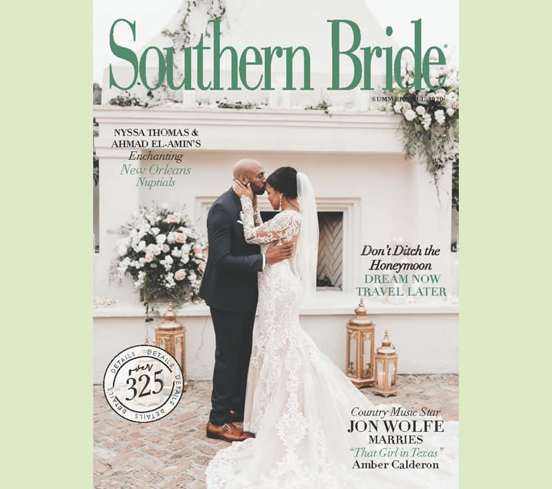 Southern Bride Magazine Cover Summer 2020 In Print Social 