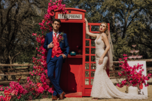 The Rock House Trendsetter Award The Styled Challenge Austin Parvinder feature couple on telephone booth