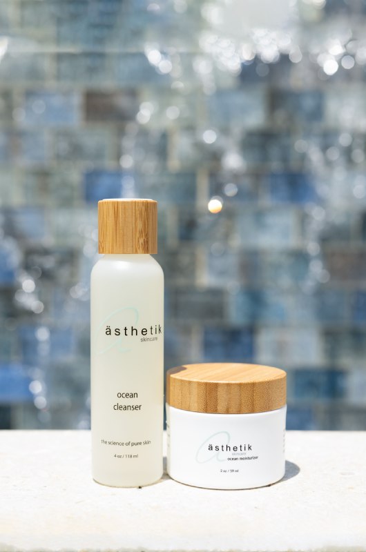 Asthetik Skincare Founder Reveals the Ultimate Bridal Skincare Routine Ocean Cleanser & Moisturizer