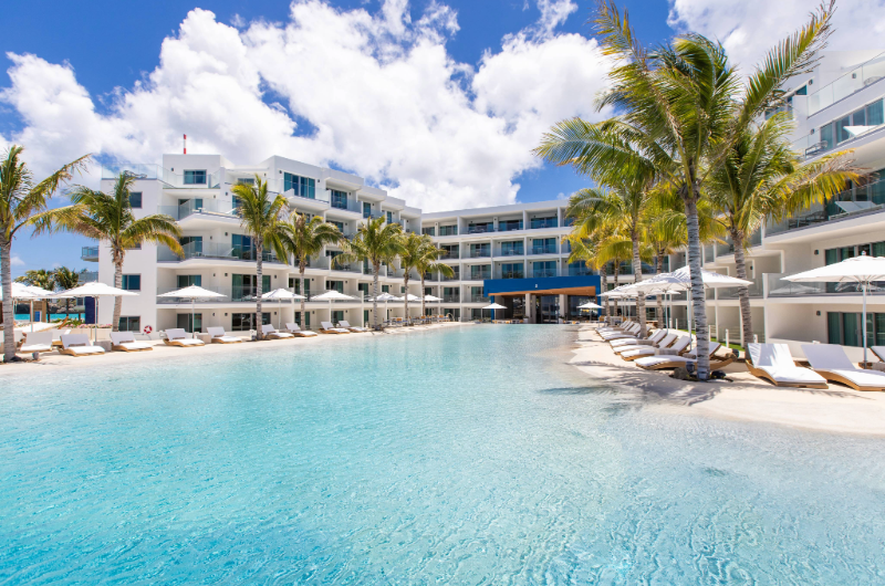 st maarten caribbeans wedding destination morgans resort infinity pool